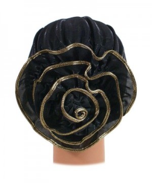 Beautiful Metallic Turban style Crystal Flower