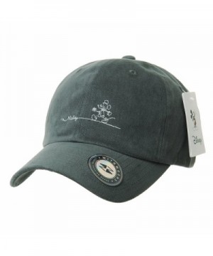 WITHMOONS Baseball Cartoon Embroidery Ballcap - Grey - C5189HNRTC0