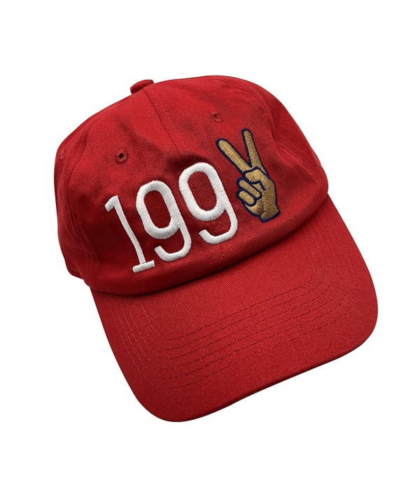 XYH 1992 Dad hats Baseball Cap Embroidered Adjustable Snapback Cotton Unisex - Red - C1187K5QNOE