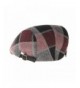 WITHMOONS LD3177 Checkered Stitched Newsboy in Men's Newsboy Caps