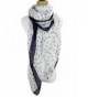 PANZ Navy Anchor Scarf - White - CR11XRBUWR7