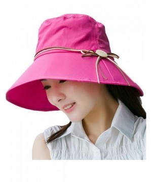 Women Beach Wide Foldable Bucket in Women's Sun Hats
