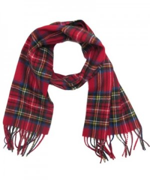 Ingles Buchanan 100% Wool Plaid Scarves - Made In Scotland - 12 Tartan Choice - Royal Stewart - CH11HANW58L