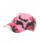 Rhinestone Washed Cotton Cap-Pink Camo - CE111QRH5ND