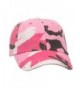 Rhinestone Washed Cotton Cap Pink Camo