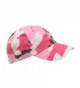 Rhinestone Washed Cotton Cap Pink Camo in Women's Baseball Caps