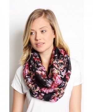 Fashion Womens Floral Infinity Scarf in Fashion Scarves