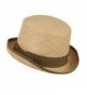 Raffia Straw Top Hat Fedora