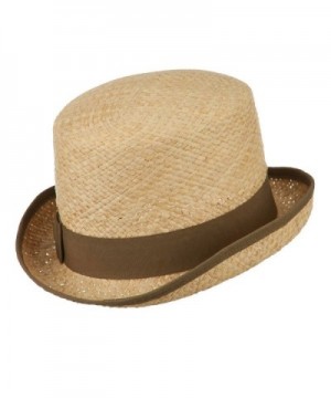 Raffia Straw Top Hat Fedora in Men's Fedoras