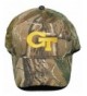 Georgia Tech University Yellow Jackets Buckle Back Hat Woodland Camo Cap - CV11OWR6MJR