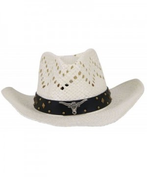 EPGW Womens Western Shapeable Ivory_Bull in Women's Cowboy Hats