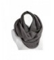 Sherry007 Women's Solid Wool Knitted Soft Comfy Winter Warm Circle Loop Infinity Scarf - Grey - CO12L0OKBH3