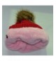 Pompoms Beanie Hat Women Thick Cable Knit Beanie Soft Faux Fur Pom Cap - Navy1 - C012925EEPH