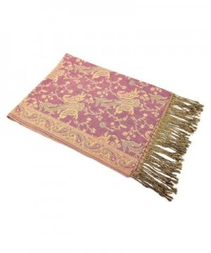 Paisley Floral Branches Pashmina Scarf in Fashion Scarves