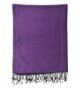 Pashmina Double Sided Shawl Purple