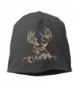 Deer Hunting - Deer Head Camoflauge Deer Unisex Knit Hat Soft Stretch Beanies Skull Cap Hedging Cap Black - Black - CP187Z6CCQU