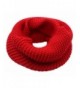 CC-US Women Winter Infinity Scarf Knit Neckerchief Warm Circle Loop Shawl - Red - C3184HWAQDA