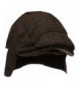 Henschel Men's Wool Blend Plaid IVY Hat With Earflaps - Brown - C911H4IN5YB