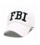 FBI Hats GEANBAYE 100% Cotton and Police Agent Hats For Men and Women - White - CP184MQCUK8