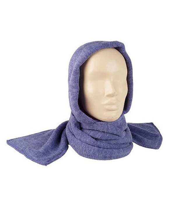 35 Below Marled Hooded Scarf - Purple - CW12NUBTOJD