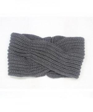 Knitted Twisted Headband Warmer Mohair