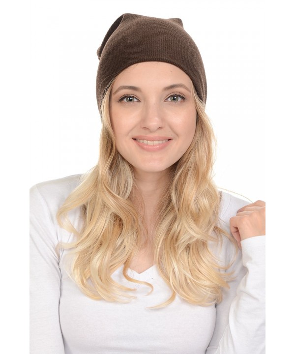 Gen Beanie Unisex Winter toboggan - Dark Brown - CL1879LWNDX