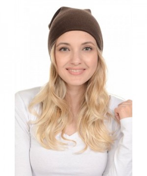 Gen Beanie Unisex Winter toboggan - Dark Brown - CL1879LWNDX