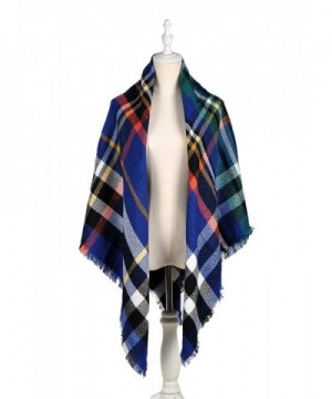 LIYZU Womens Tassels Tartan Gorgeous