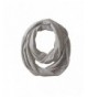 bela.nyc Women's Cashmere Solid Infinity Scarf - Light Grey Heather - CQ11WZYPST9