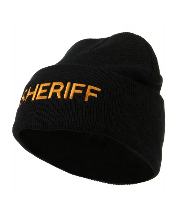 Military Embroidered Beanie - Sheriff W17S10F - CD11E8U9083