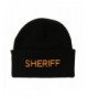 Military Embroidered Beanie Sheriff OSFM