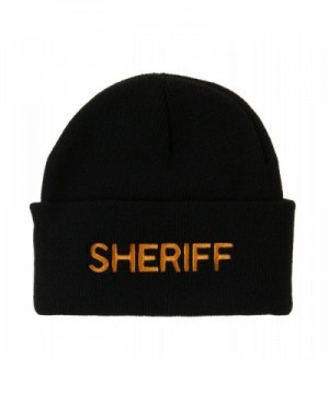 Military Embroidered Beanie Sheriff OSFM