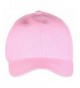 PZLE Solid Color Baseball Cap Adjustable Fashionable Baseball Hats for Women - Solid Pink - CR12NSXKGPX