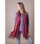 Anika Dali Chevron Pattern Raspberry in Fashion Scarves