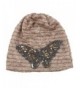 ChezAbbey Womens Winter Bilayer Butterfly