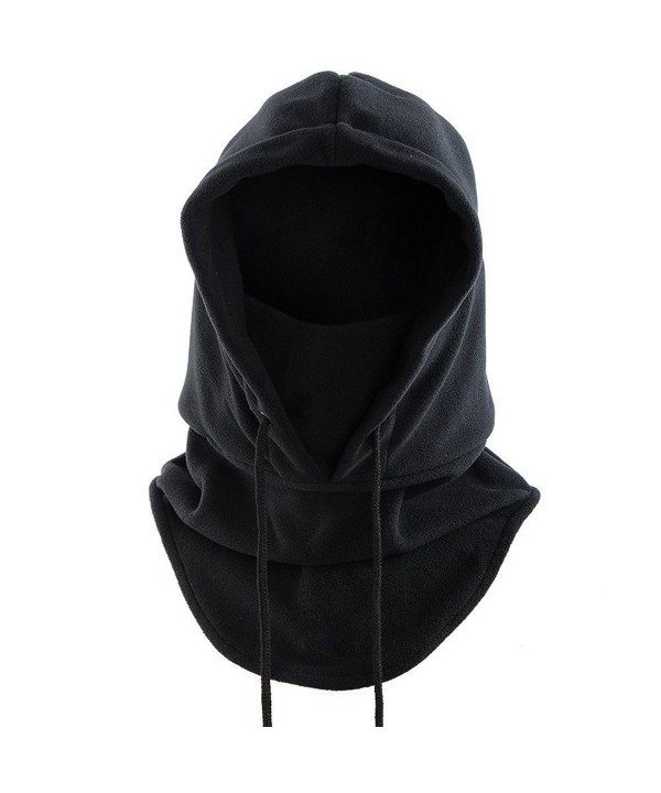 JollyGift Windproof Hat Tactical Heavyweight Balaclava Outdoor Sports Mask Unisex - Black - CL120JM0A6X