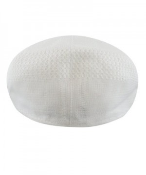 Depot 1100 Mesh Newsboy White in Men's Newsboy Caps