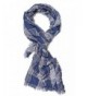 Ladies Tartan Scarf Plaid Lightweight Wrap Soft Shawl Fashion Scarves For Women - Blue - CM12NEMSHT5