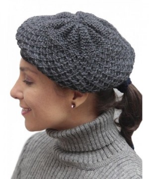 Womens Alpaca Wool Knitted Beret