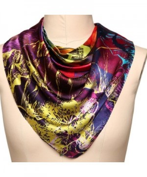 Womens Large Floral Square Pashmina in Wraps & Pashminas