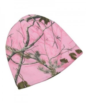 CTM Realtree AP Women's Cotton 8 Inch Camo Knit Stocking Cap - Pink - CH1274E1DQ1