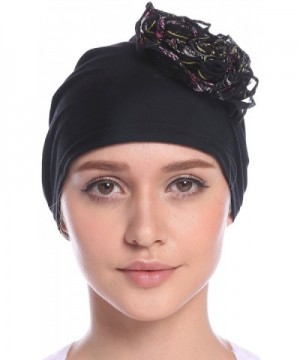 Ababalaya Flower Turban confinement childbirth in Women's Skullies & Beanies