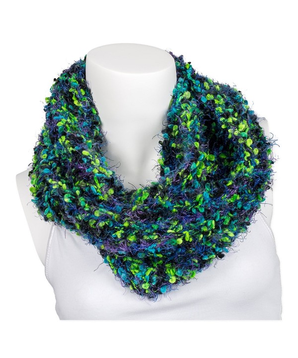 Snoozies Womens Thick and Soft Winter Knit Infinity Scarf - Calypso - Lime Calypso - CM127DHLAJD