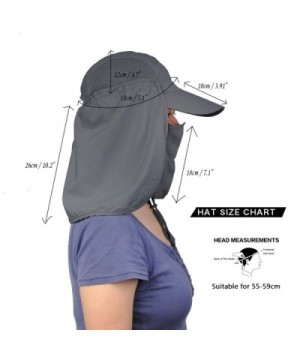 Jormatt Fashion Removable 360%C2%B0Solar Protection in Women's Sun Hats