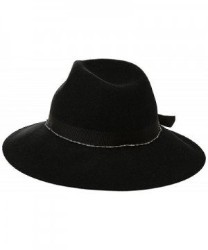 Scala Womens Fedora Chain Black