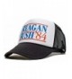 Ronald Reagan George Bush 84 Campaign Hat Cap Curved Black/White - CP12ESCKJMB