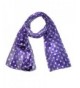 CTM Womens Satin Polka Scarf