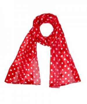 CTM Womens Satin Polka Scarf in Fashion Scarves