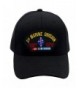 Patchtown 1st Marine Division - Korean War Veteran Hat/Ballcap (Black) Adjustable One Size Fits Most - C51888UIRX8