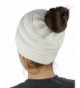 URUNIQ Womens Winter Ponytail Stretch